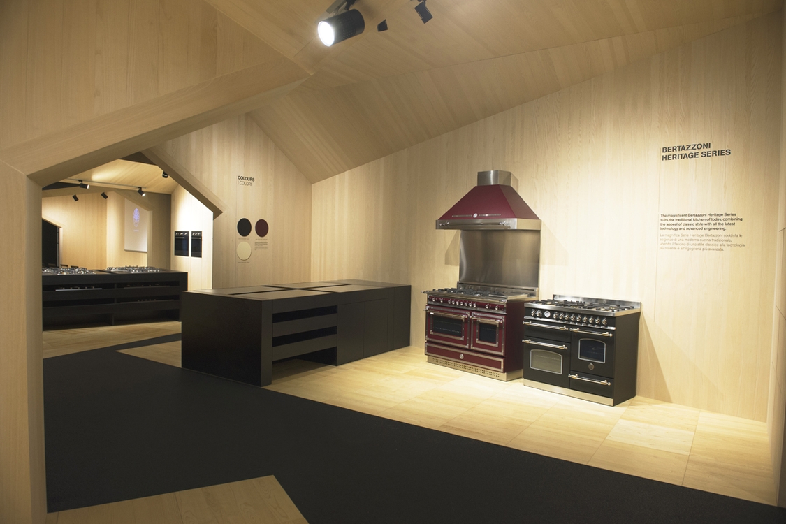 New Showroom design in the plant of Bertazzoni  cooking manufactured