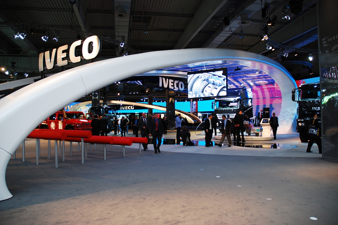 Iveco exhibition  4.000 sqm at the IAA  Trade Fair for Mobility