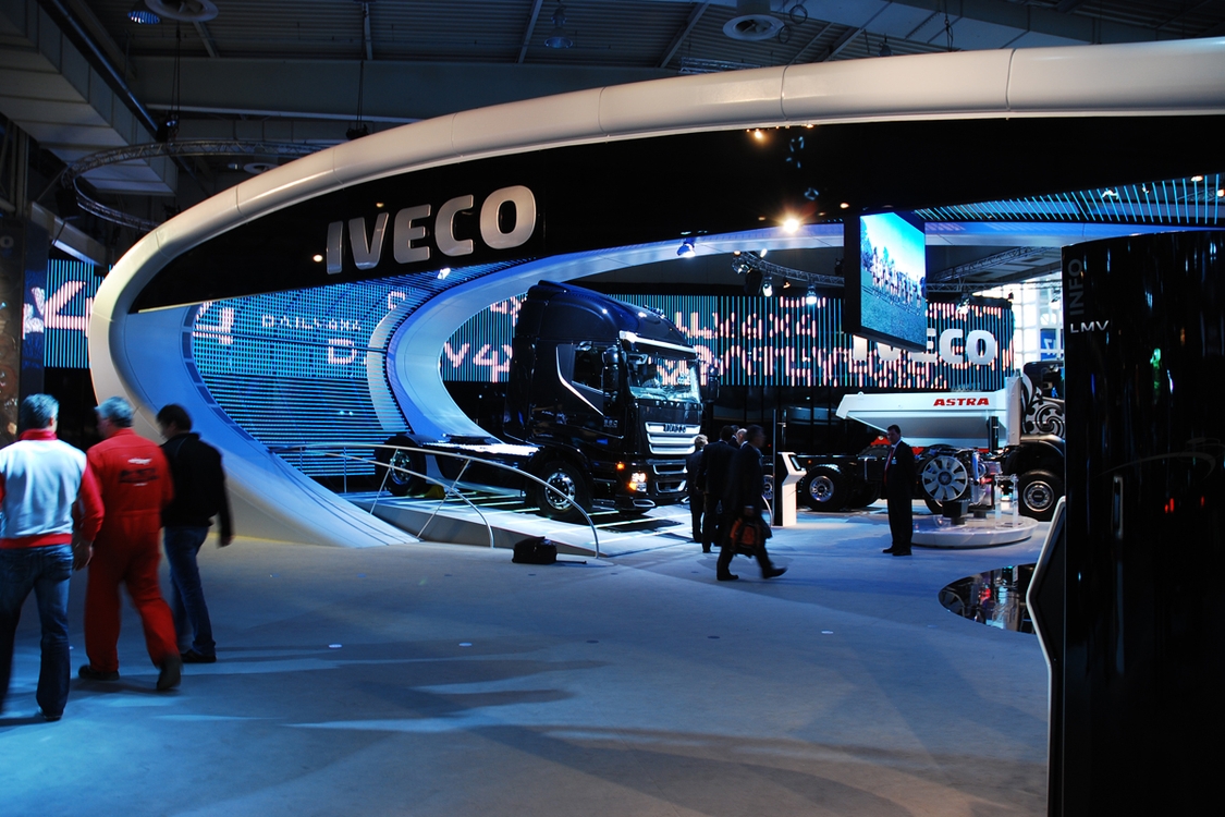 Iveco exhibition  4.000 sqm at the IAA  Trade Fair for Mobility